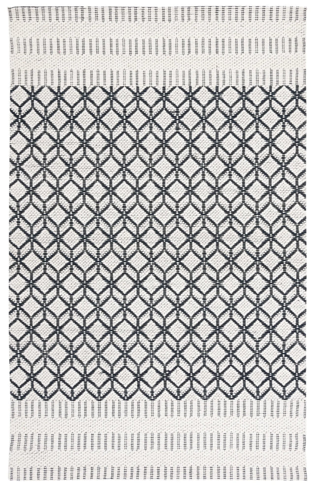Safavieh Vermont 4'-0" x 6'-0" Rug in Ivory / Black