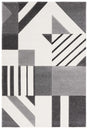 Safavieh Hollywood 4'-0" x 6'-0" Rug in Ivory / Grey