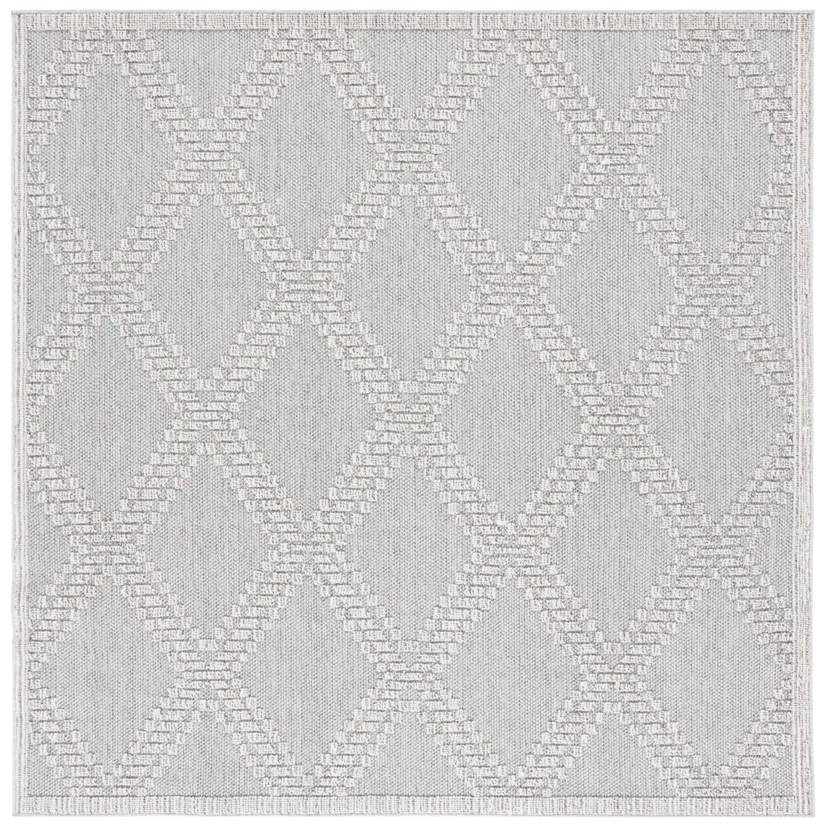 Safavieh Martha Stewart Global 6'-7" x 6'-7" Rug in Grey / Light Grey