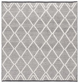 Safavieh Natura 6'-0" x 6'-0" Rug in Black / Ivory