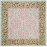 Safavieh Suzani 5'-0" x 5'-0" Rug in Taupe / Pink