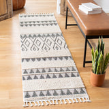 Safavieh Marrakesh 2'-2" x 10'-0" Rug in Ivory / Blue