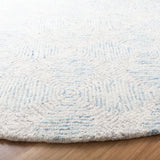 Safavieh Abstract 6'-0" x 6'-0" Rug in Ivory / Light Blue