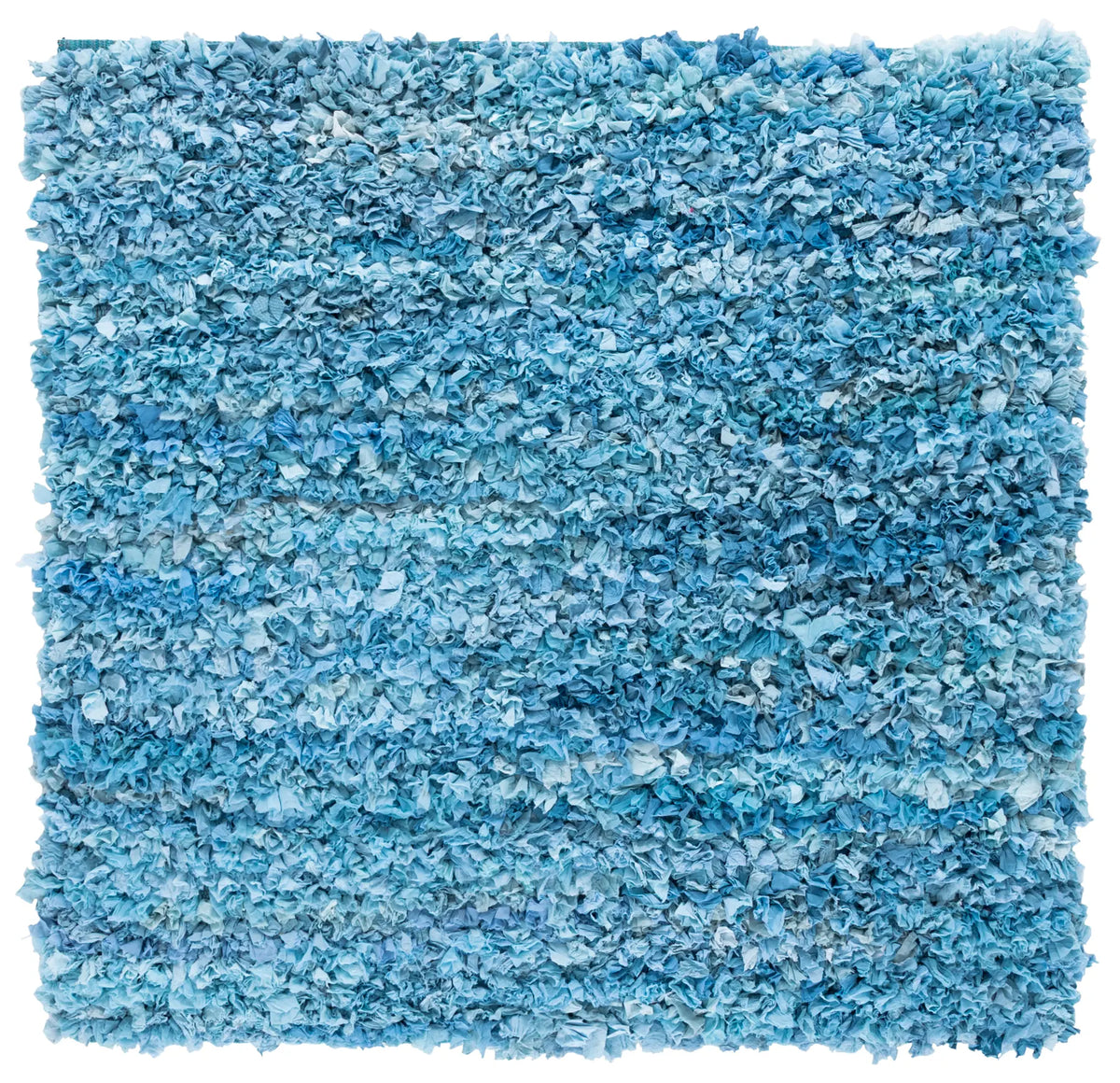 Safavieh Rio Shag 6'-0" x 6'-0" Rug in Sky