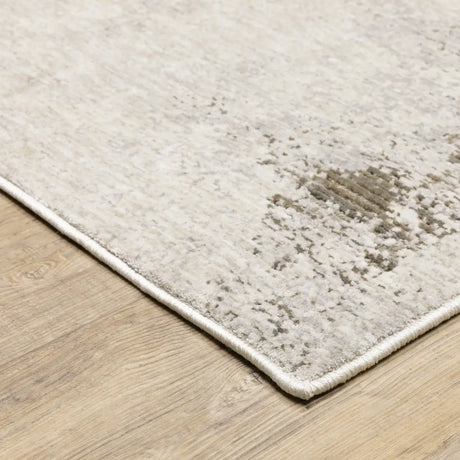 Oriental Weavers Nebulous 050J9 Ivory/ Beige Rug - corner detail