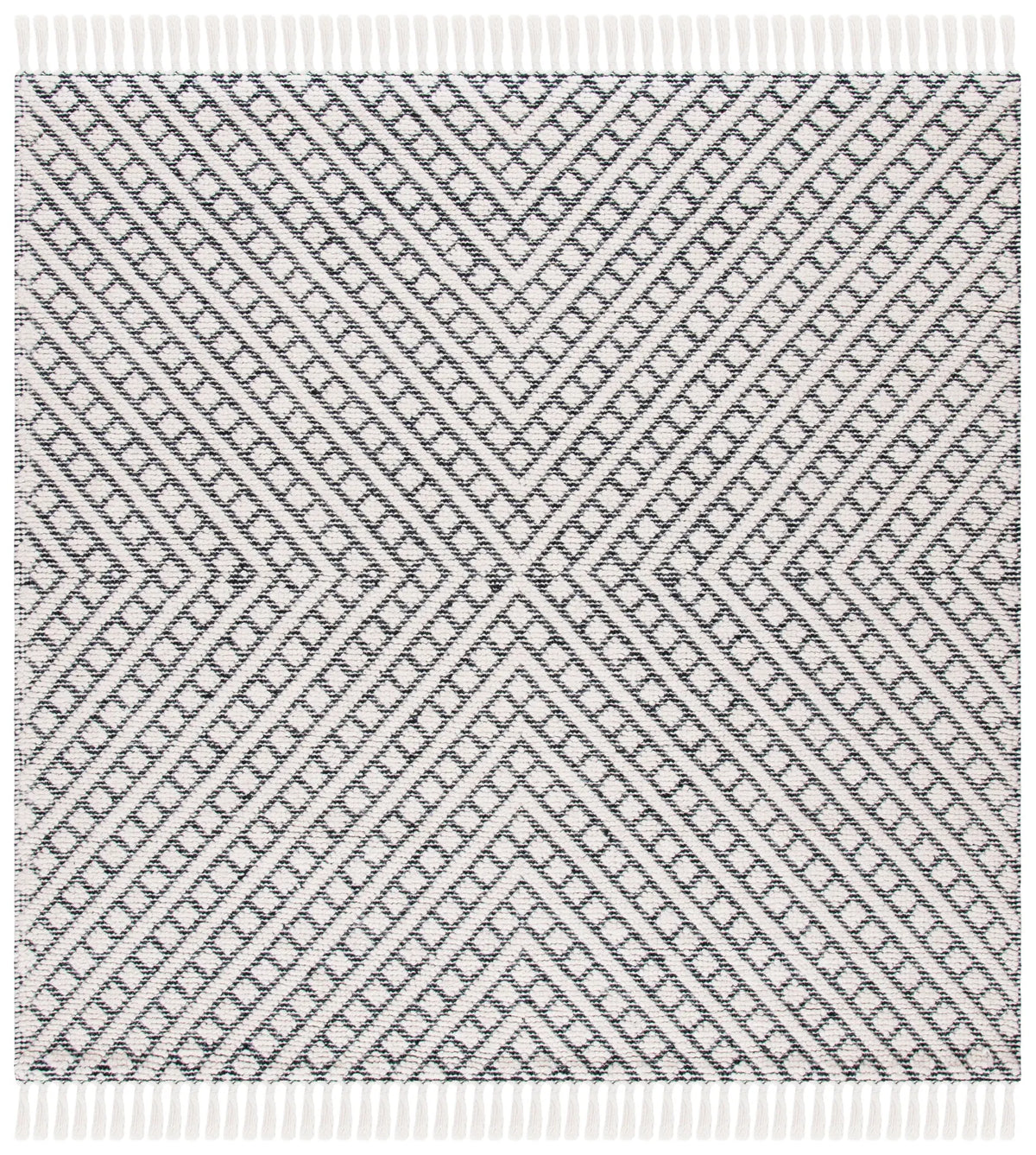 Safavieh Natura 6'-0" x 6'-0" Rug in Ivory / Black