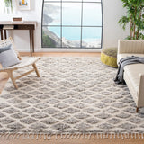 Safavieh Casablanca 8'-0" x 10'-0" Rug in Grey / Beige