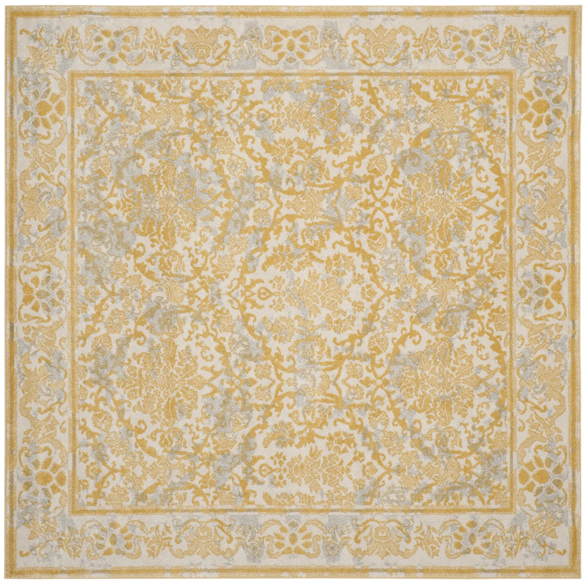 Safavieh Evoke 6'-7" x 6'-7" Rug in Ivory / Gold