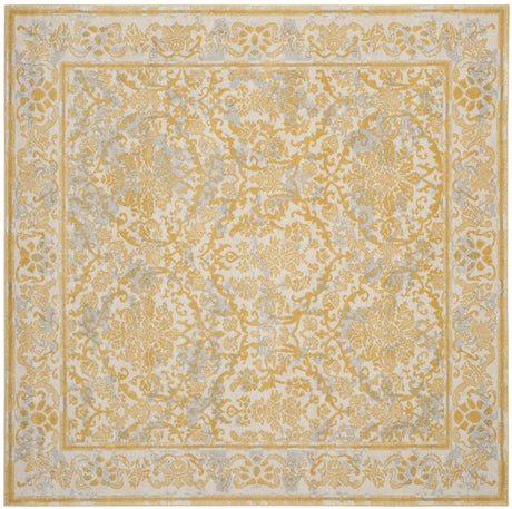 Safavieh Evoke 6'-7" x 6'-7" Rug in Ivory / Gold