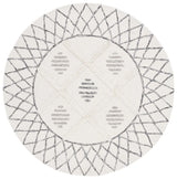 Safavieh Casablanca 6'-0" x 6'-0" Rug in Ivory / Black