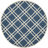 Safavieh Cambridge 6'-0" x 6'-0" Rug in Navy Blue / Ivory