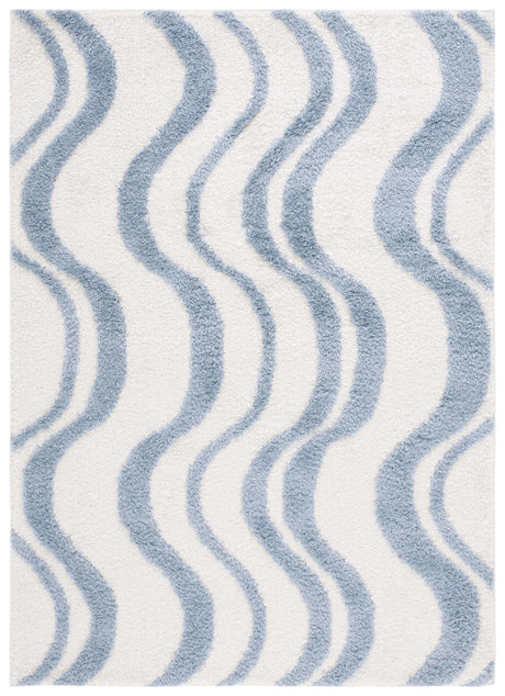 Safavieh Norway 4'-0" x 6'-0" Rug in Blue / Ivory