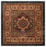 Safavieh Mahal 3'-0" x 3'-0" Rug in Navy / Natural