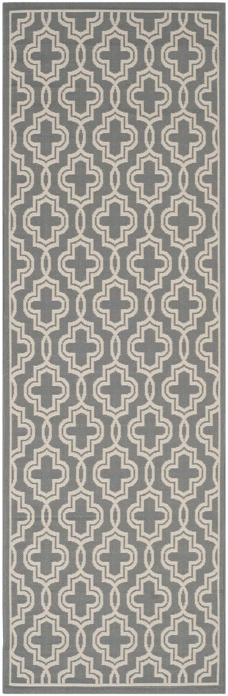 Safavieh Martha Stewart 2'-7" x 8'-2" Rug in Anthracite / Beige