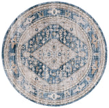 Safavieh Rosewood 6'-7" x 6'-7" Rug in Ivory / Blue