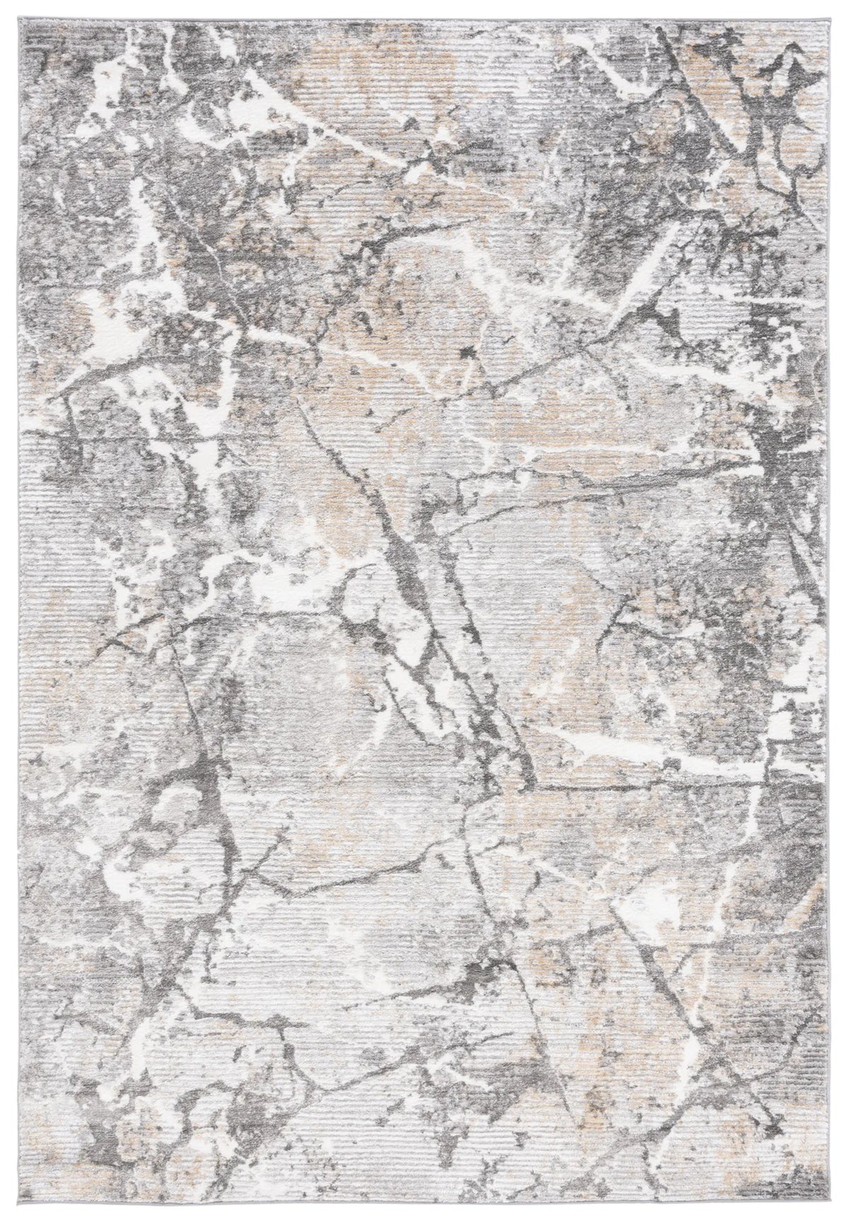Safavieh Meadow 500 4'-0" x 6'-0" Rug in Light Grey / Dark Grey