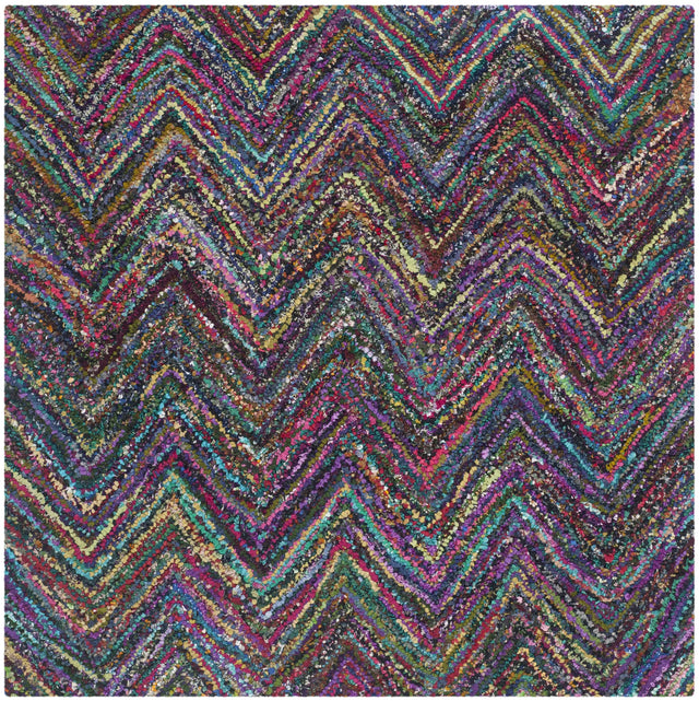 Safavieh Nantucket 4'-0" x 4'-0" Rug in Blue / Multi