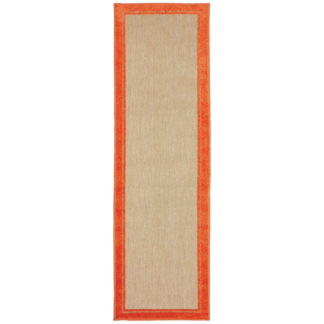 Oriental Weavers Sphinx Cayman 5594Q Sand / Orange Rugs - runner
