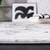 Safavieh Meadow 500 4'-0" x 6'-0" Rug in Grey / Black