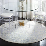Safavieh Cambridge 6'-0" x 6'-0" Rug in Light Blue / Ivory