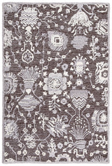 Safavieh Glamour 4'-0" x 6'-0" Rug in Dark Brown / Ivory