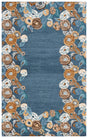 Safavieh Chelsea 4'-0" x 6'-0" Rug in Blue / Ivory