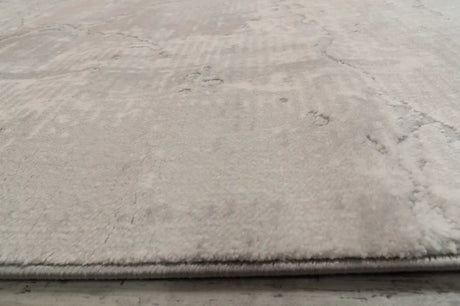 Dynamic Rugs Lazer 12676 Power Loomed Modern Light Grey Rug - Pile