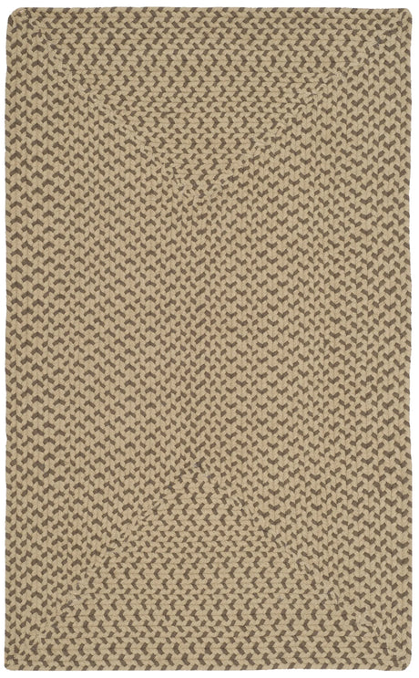 Safavieh Braided 2'-6" x 4'-0" Rug in Beige / Brown