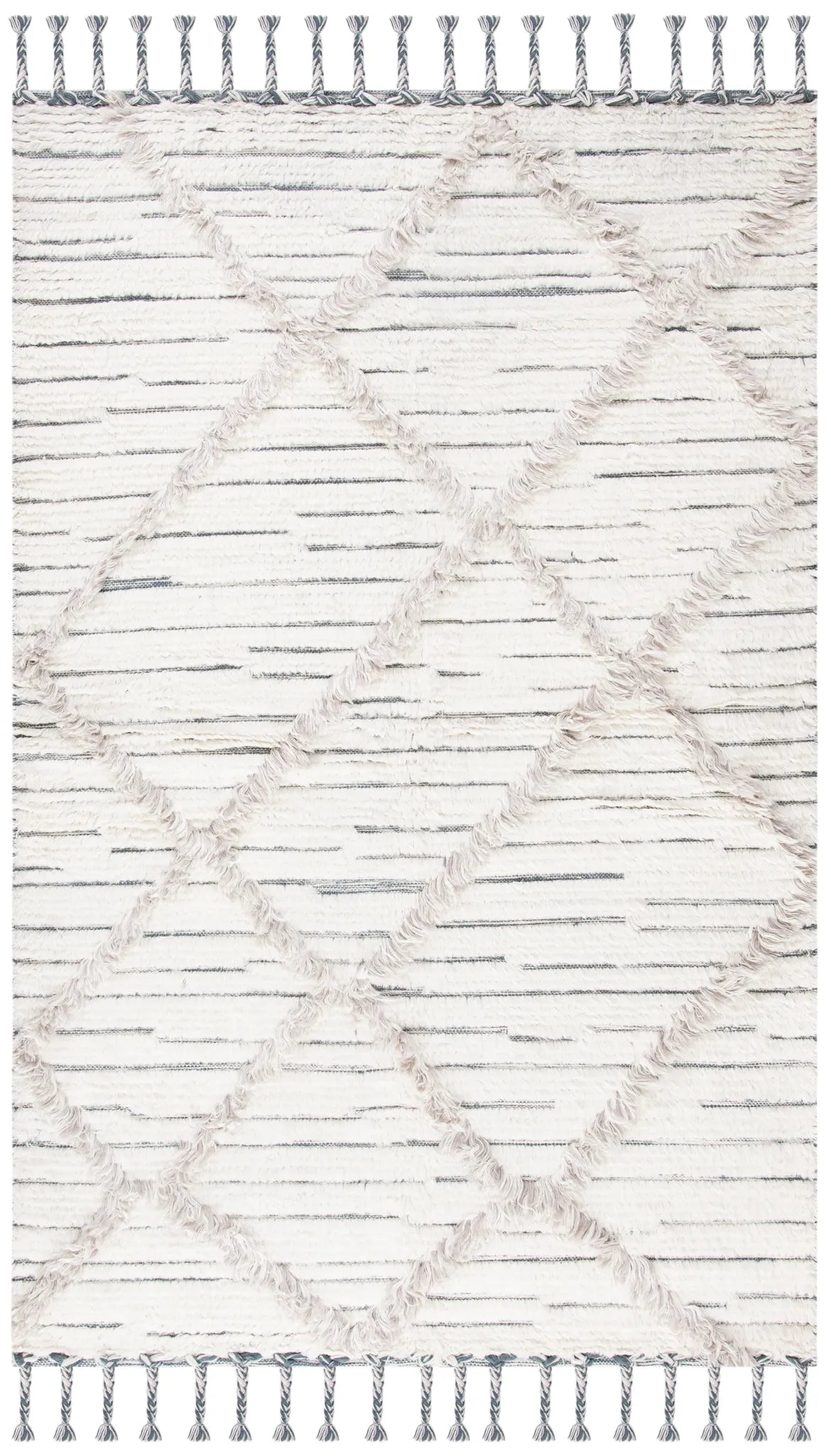 Safavieh Kenya 5'-0" x 8'-0" Rug in Ivory / Grey