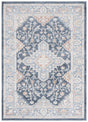 Safavieh Blair Washable 4'-0" x 6'-0" Rug in Navy / Blue
