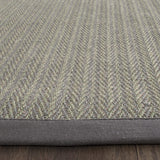 Safavieh Natural Fiber 10'-0" x 14'-0" Rug in Grey Brown / Grey
