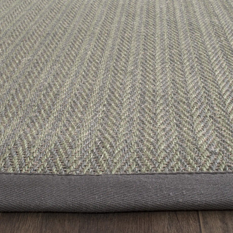 Safavieh Natural Fiber 10'-0" x 14'-0" Rug in Grey Brown / Grey