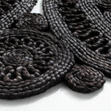 Safavieh Natural Fiber 5'-0" x 5'-0" Rug in Black