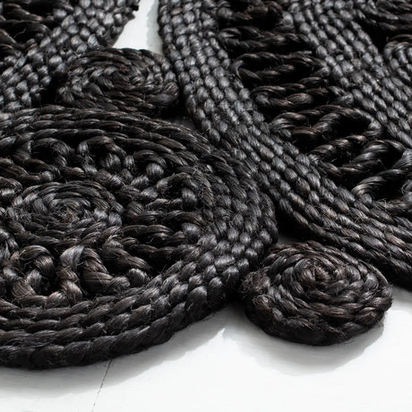 Safavieh Natural Fiber 5'-0" x 5'-0" Rug in Black