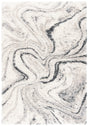 Safavieh Fontana Shag  800 4'-0" x 6'-0" Rug in Ivory / Grey