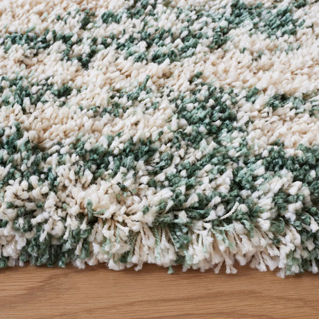 Safavieh Hudson Shag 10'-0" x 10'-0" Rug in Ivory / Green