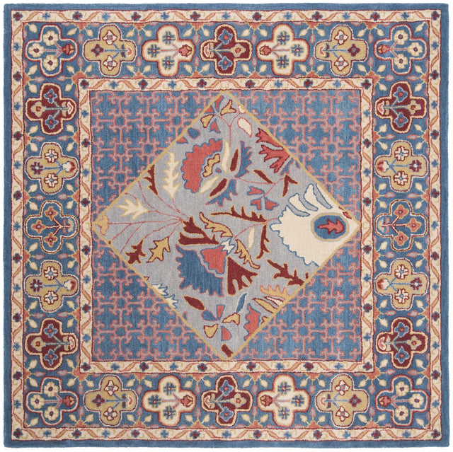 Safavieh Antiquity 6'-0" x 6'-0" Rug in Blue / Red