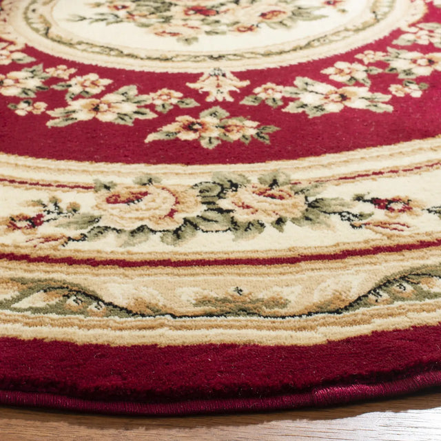 Safavieh Lyndhurst 5'-3" x 5'-3" Rug in Red / Ivory