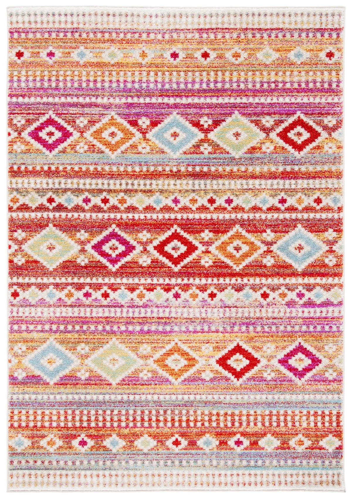 Safavieh Adirondack 4'-0" x 6'-0" Rug in Rust / Ivory