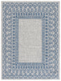 Safavieh Courtyard 5'-3" x 7'-7" Rug in Grey / Navy
