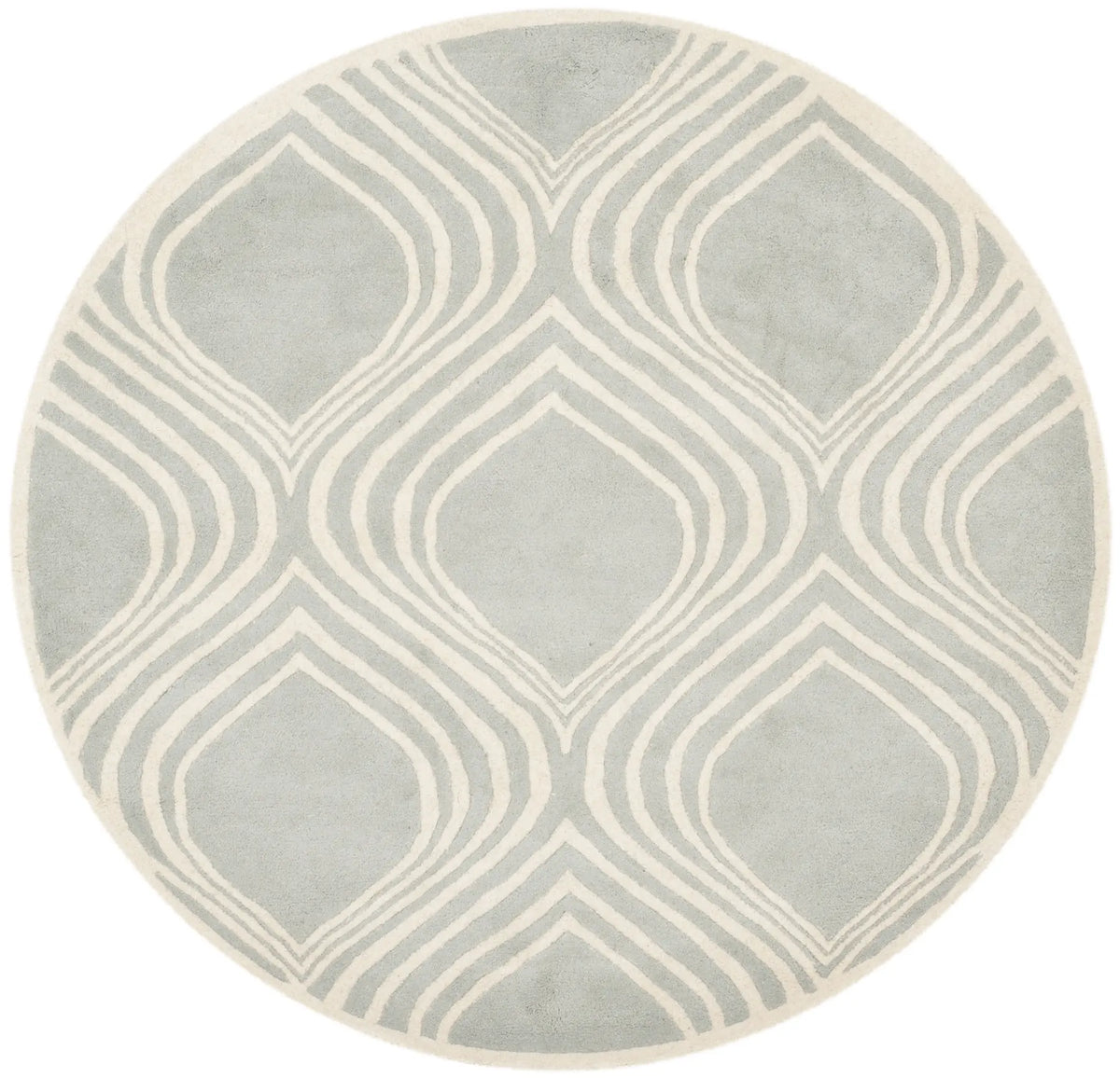 Safavieh Chatham 5'-0" x 5'-0" Rug in Grey / Ivory
