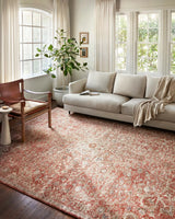 Loloi Saban Sab-02 Rust/Beige Rugs - room scene 1