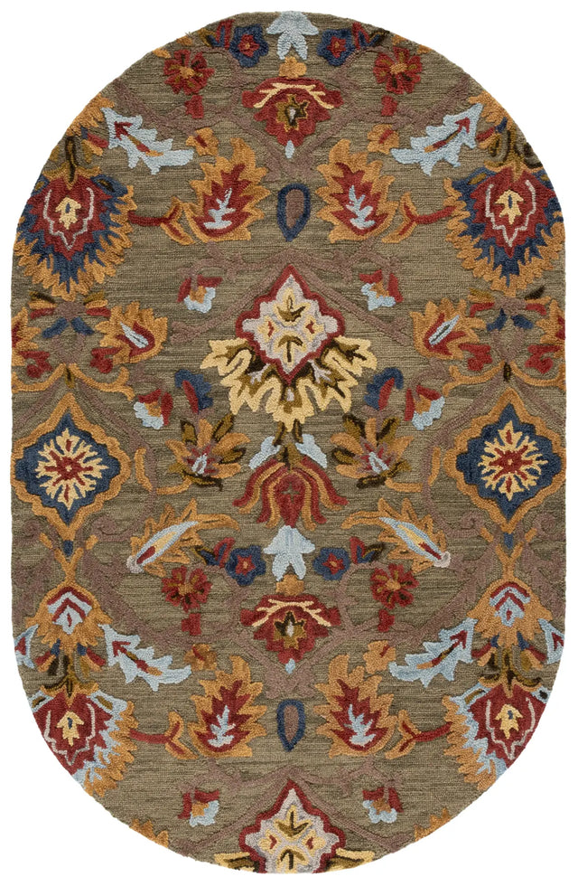 Safavieh Blossom 5'-0" x 8'-0" Rug in Green / Multi