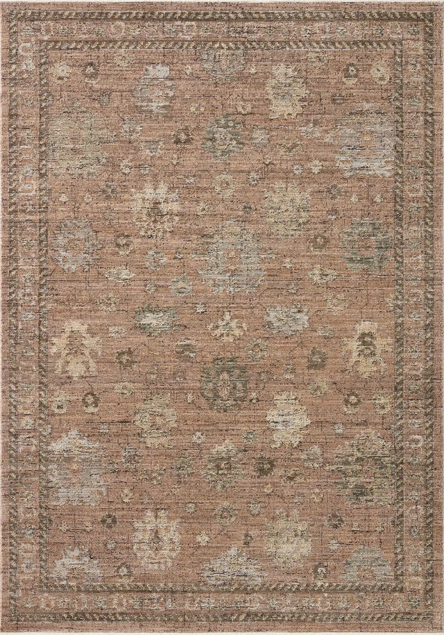 Loloi Priscilla PRL-08 Blush / Multi Rug - main flat