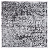 Safavieh Amelia 6'-7" x 6'-7" Rug in Charcoal / Grey