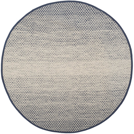 Safavieh Montauk 6'-0" x 6'-0" Rug in Navy / Ivory