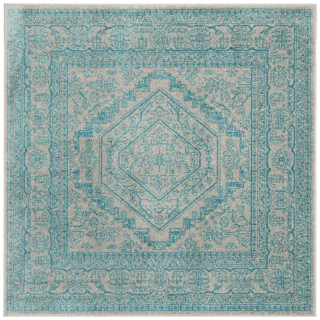 Safavieh Adirondack 6'-0" x 6'-0" Rug in Light Grey / Teal