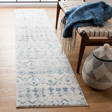 Safavieh Tulum 2'-0" x 9'-0" Rug in Ivory / Turquoise