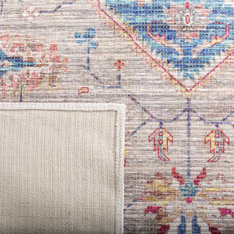 Safavieh Saffron 4'-0" x 6'-0" Rug in Rust / Ivory