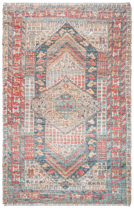 Safavieh Saffron 4'-0" x 6'-0" Rug in Fuchsia / Blue